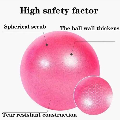 25cm Pilates Ball Explosion-proof Yoga Core Ball Indoor Bala