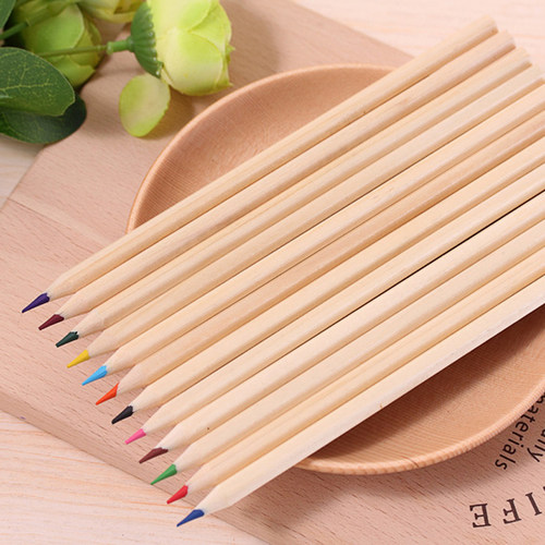 Professional 12 Color Pencil Crayon for Child Kawaii School