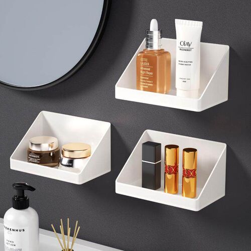 Wall-mounted bathroom storage box, no drilling required, sui