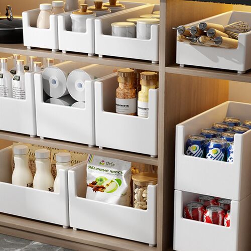 Joybos Kitchen Sundries Organizer Box Cupboard Basket Under