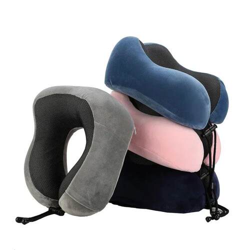 U Shaped Memory Foam Neck Pillows Soft Travel Pillow Massage