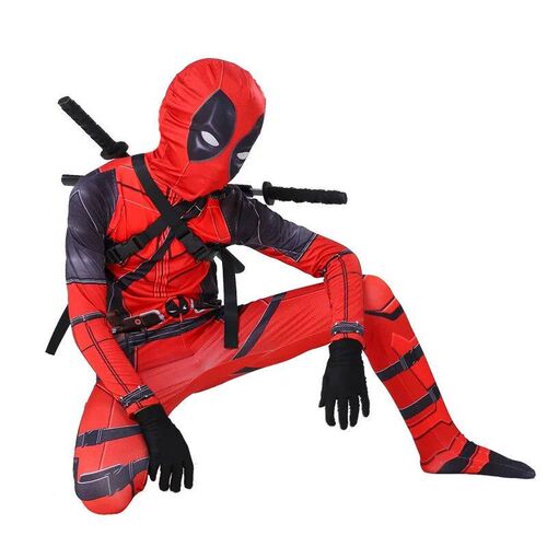 Kids cosplay costume adult cosplay superhero deadpool costum