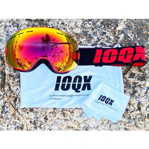 Snowmobile Ski Goggles Double Layers UV400 Anti fog Big Ski