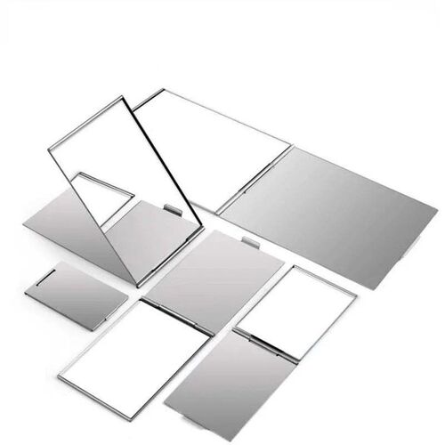 Aluminum Folding Mirror Pocket Mini Portable Makeup Mirrors