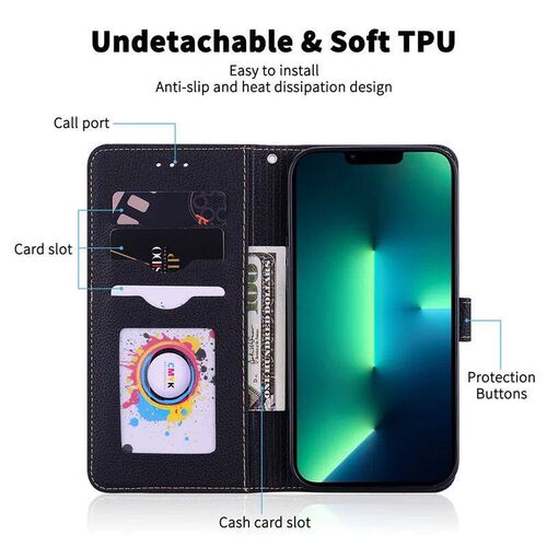 E14 Case For Moto E14 Case Leather Flip Wallet Case For Moto