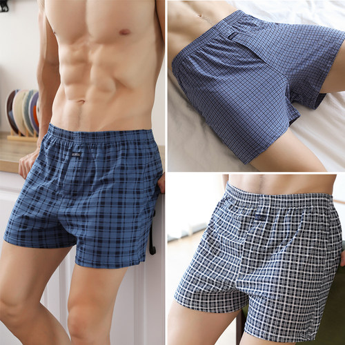 Panties Men Boxers Long Underwear Cotton Man Plus Size Short