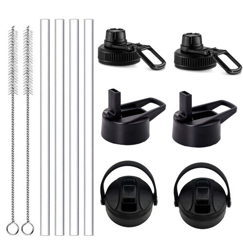 Replace Straw Flip Lid Flex Cap for Hydro Water Bottle Flask