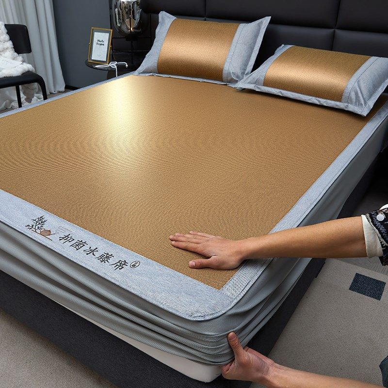 凉席冰藤席冬夏两用草席子202新款夏天夏季母婴级冰丝软席垫床笠,床上用品,藤席,淘宝优惠券,粉丝福利购,淘宝优惠卷