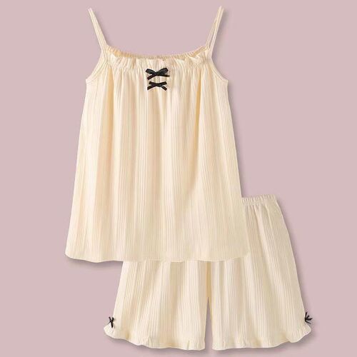 Nachtkleding Dames Pyjama Shorts Sets Koreaanse Pijama Sweet