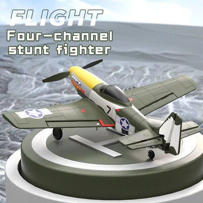 P51D RC Plane 2.4G 4CH 6G/3D Model Six-Axis RC Airplane Elec