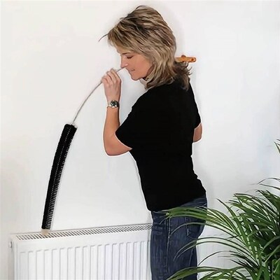 1PCS Radiator brush - 120 cm - Radiator brush with goat hair
