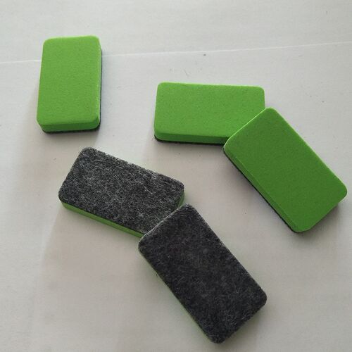 Mini EVA Felt Fluffy Whiteboard Eraser Mini Square Whiteboar