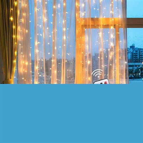 3M LED Curtain Garland Light String Remote Control USB Fairy