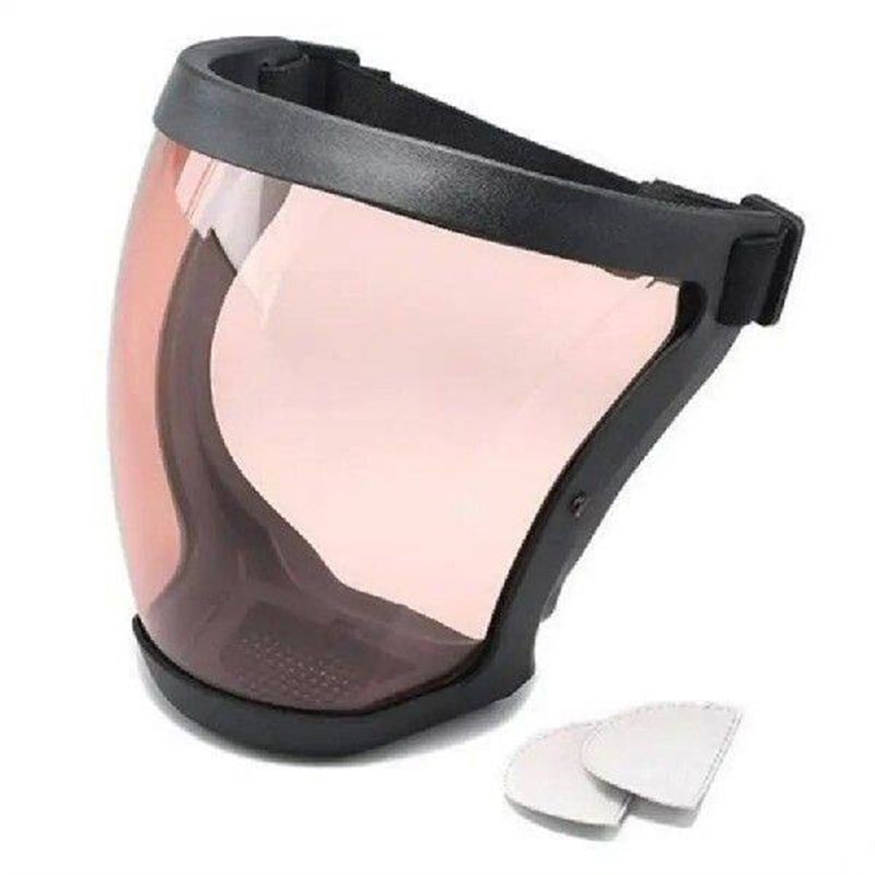 Full Face Shield Transparent Safety Mask With Filthers图片
