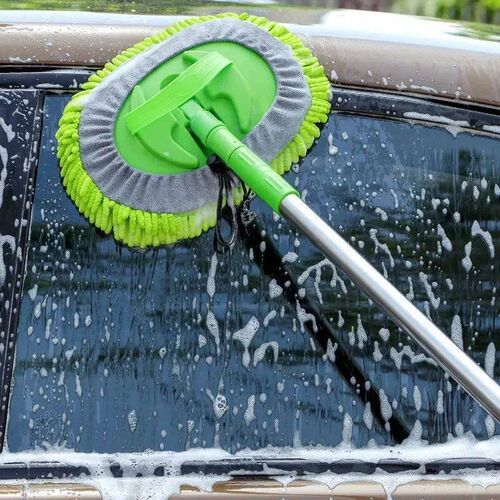 Rotating Car Wash Mop Cleaning Brush Head Auto Supplies Thre