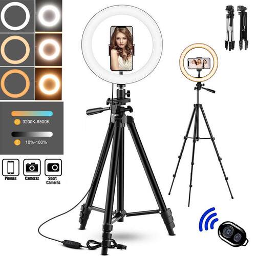 10 Inch 12 Inch Ring Fill Light Photography Live Floor Flash