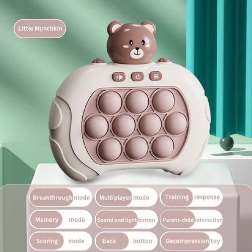 Pop Quick Push Game Machine Children Educational Pinch Fun D