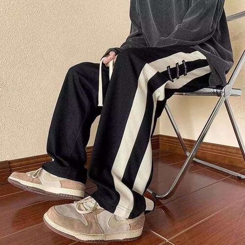 Waffles orts Mens Summer Thin Color Matching Large Size Spo