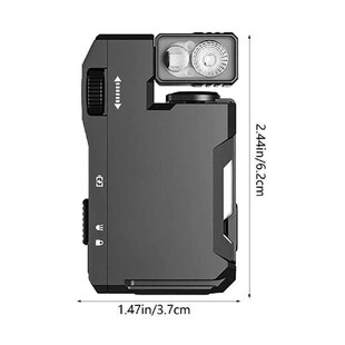 Magnetic Keychain Flashlight 400 Lumens Portable Flat