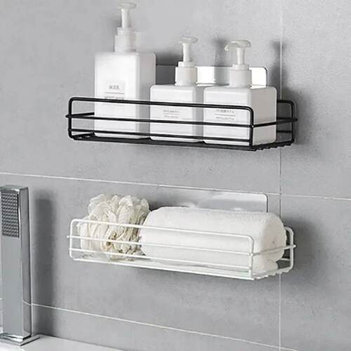 Toilet Storage Rack Bathroom Shelf No-Drill Corner Shelf Sho