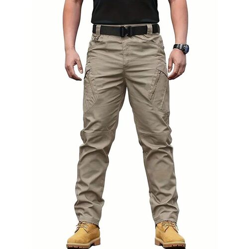 Mens multifunctional pocket tactical pants, wear-resistant