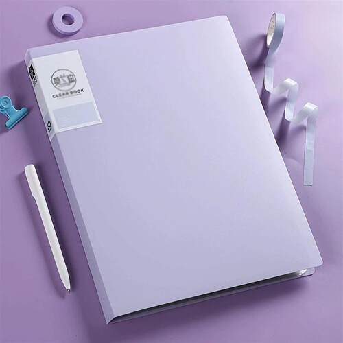 A4 Size Heavy Duty Art Porfolio Binder 30 Page Pockets,  Dis