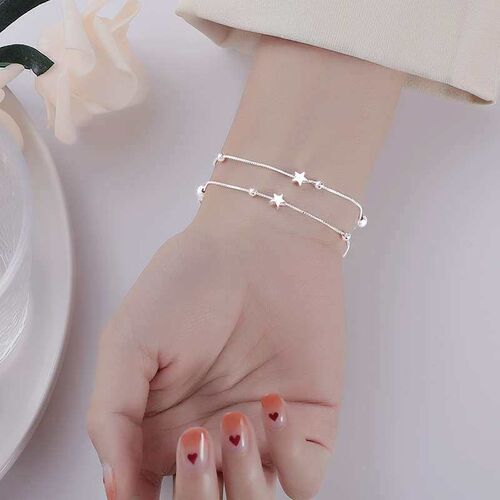 Double-layer Star Brlet Womens Personalized Simple Brlet In