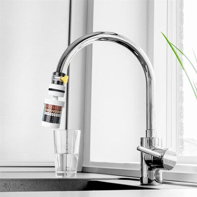 6 Layers Water Filter Splashproof 360 Degree Rotation Splash