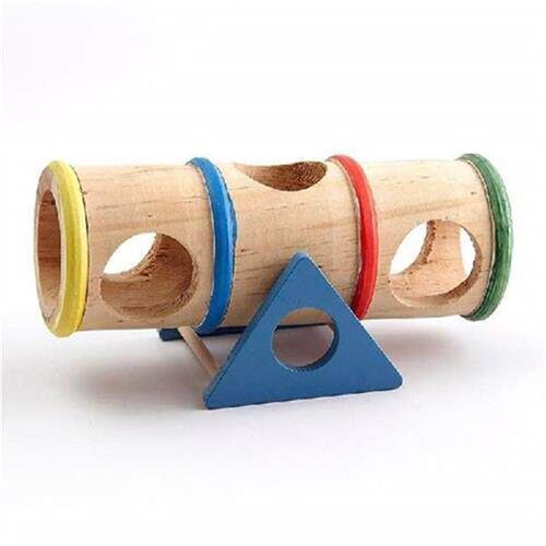 Legendog 1pc Hamster Seesaw Tube Wooden Hamster Seesaw Toy