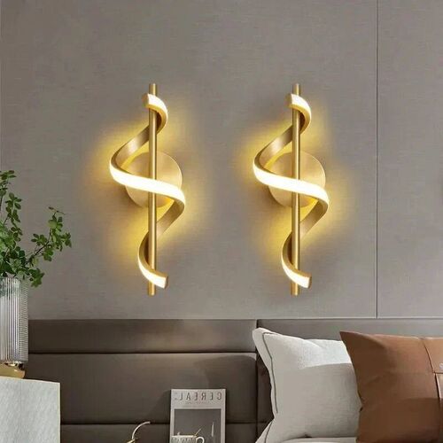 LED Wall Lamp Nordic Bedroom Bedside Minimalist Sconce Black