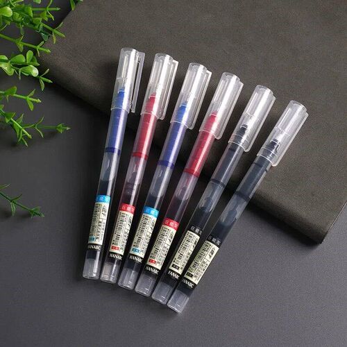 10-Pack of High-Capacity Direct Liquid Rollerball Pens, Suit
