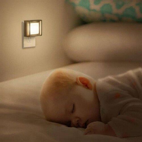 Plug Into Wall Night Light Dimmable Nightlight Adjustable