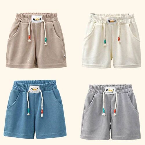 New Summer Boys Shorts Candy Color Beach Shorts for Kids Cas