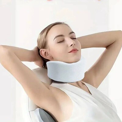 Neck Brace, Foam-filled Cervical Support Traction Device Nec