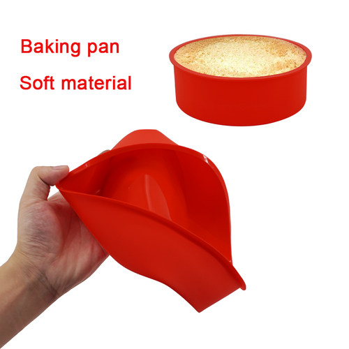 Round Rectangle Silicone Mould Baking Pan 12 Cup-shaped Past