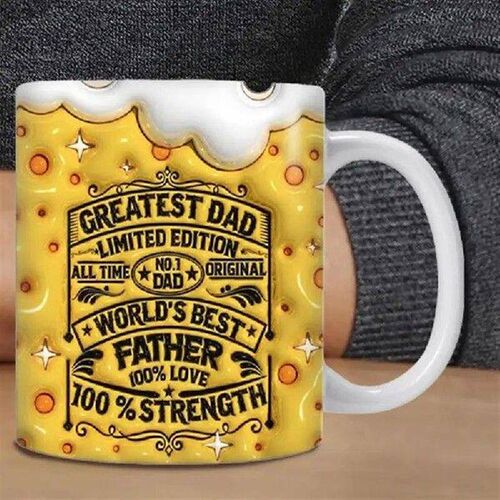 Father Mug 350ml Ceramic Handmade Coffee Mugs Large Tea Cup