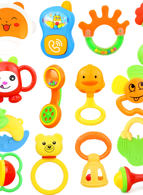 Baby Rattles Toys 0-12 Months Newborn Musical Animal Hand Ji