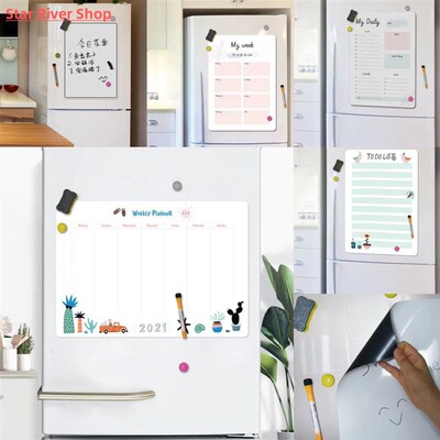Excellent Magnetic Soft Whiteboard White Fridge Memo Board