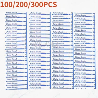 100/200/300PCS Breath Nasal Strips Right Aid Stop Snoring No