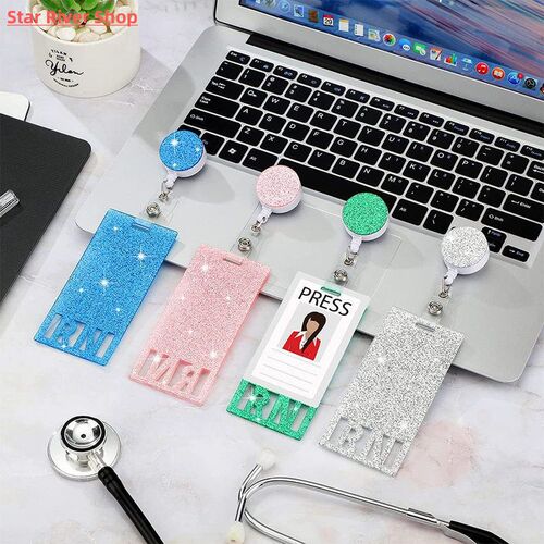 Photocard Holder Badge Holder Reel Retractable Badge Holder