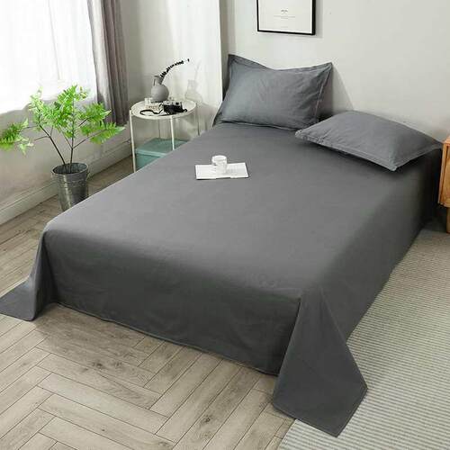 Nantong Washed Cotton Bed Sheet Single Piece Sanding Single