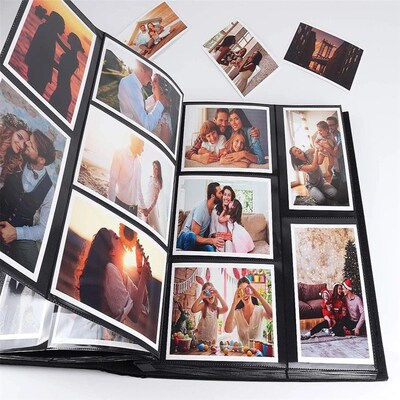 Photo Album 4x6 500 Photos Pages Large Capacity Leather Cove