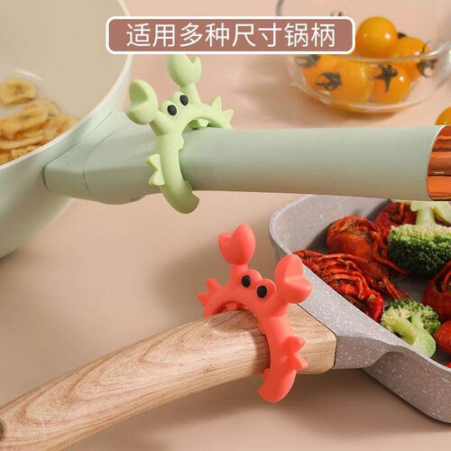 Silicone spatula holder kitchen utensil placement rack, prot