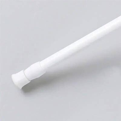 30-110cm Metal Curtain Rod Spring Loaded Extendable Telescop