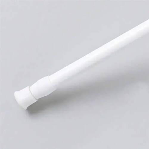 30-110cm Metal Curtain Rod Spring Loaded Extendable Telescop