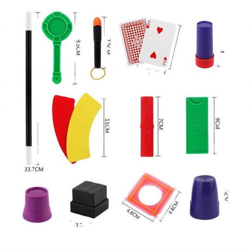 Jumbo Box of Over 45 Magic Tricks Set for Beginner Magicians