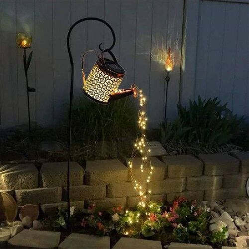 Solar LED Watering Can Light Garden Decoration Fairy Light