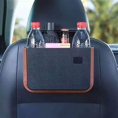 Car seat back hanging bag car mounted book holder file stora