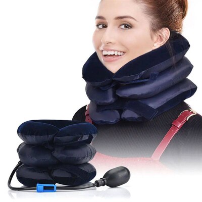 r nflatable Cervcal Collar Neck Tracton Tractor Support Mass
