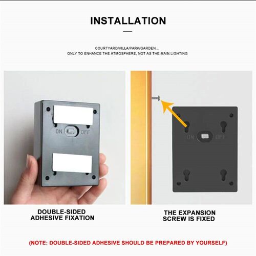 1-8Pcs LED Solar Wall Lamp Outdoor Light Waterproof Garden C